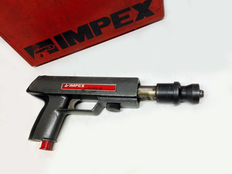 clavadora repetidora impex+maletin plastico metal 15.5x31-37x5.5 27x40x8.5 1u